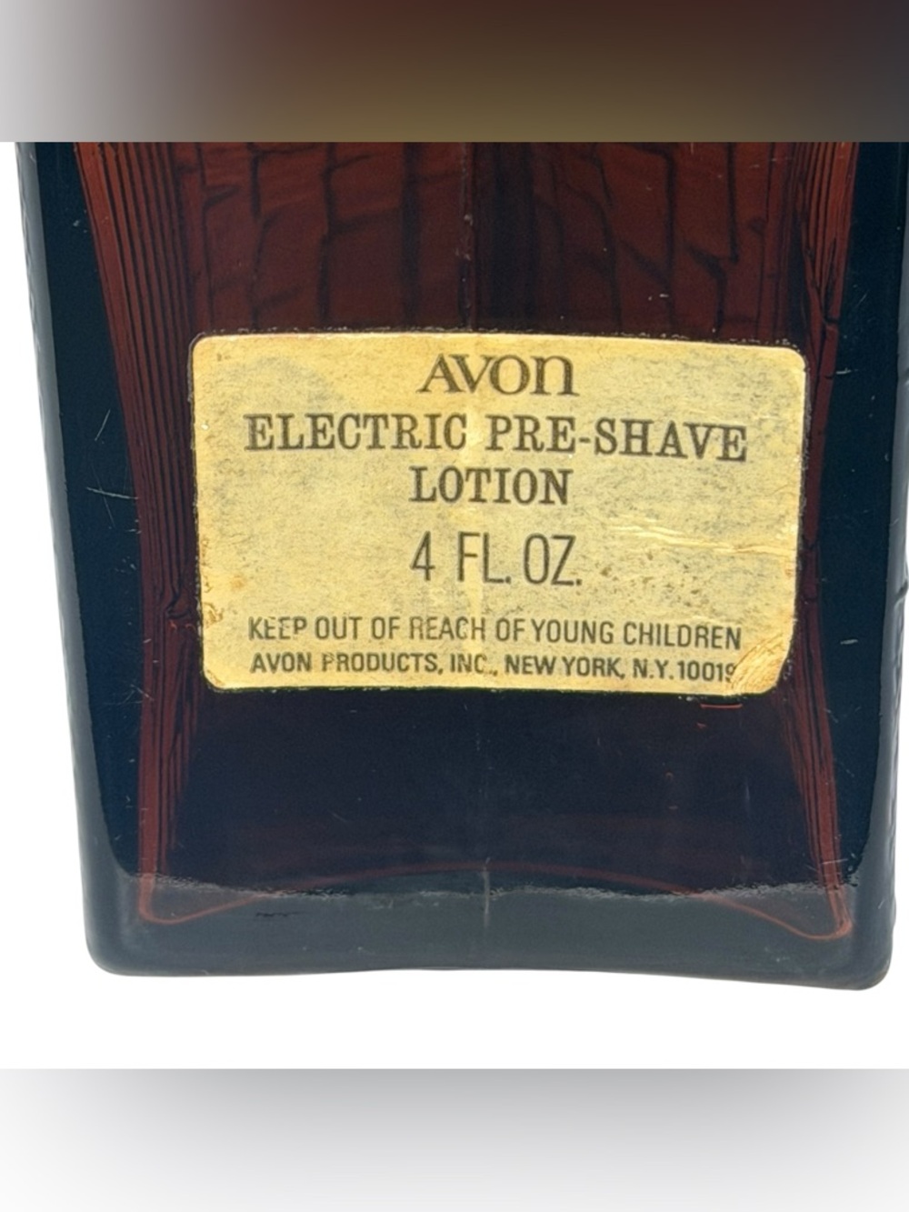 Rare Vintage Avon Log Cabin Electric Pre-Shave Lotion Decanter (Empty) - Picture 9 of 12